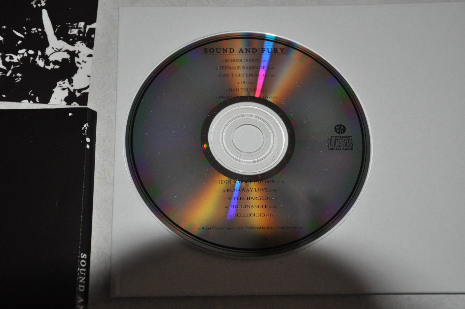 Sound And Fury by Sound And Fury (CD, 2007) - Punk Garage Rock VG No Case