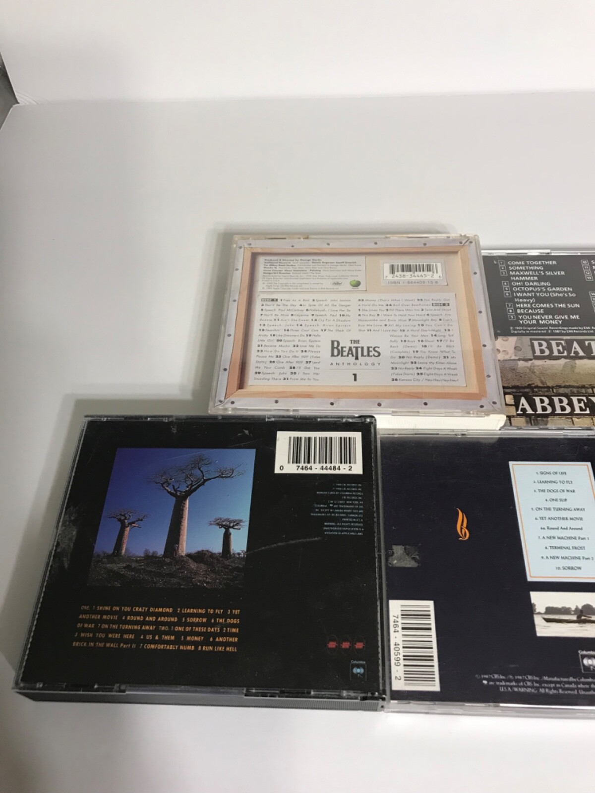 Vintage Columbia Capitol 1970's 1980's 1990's The Beatles Pink Floyd CD Lot Of 5