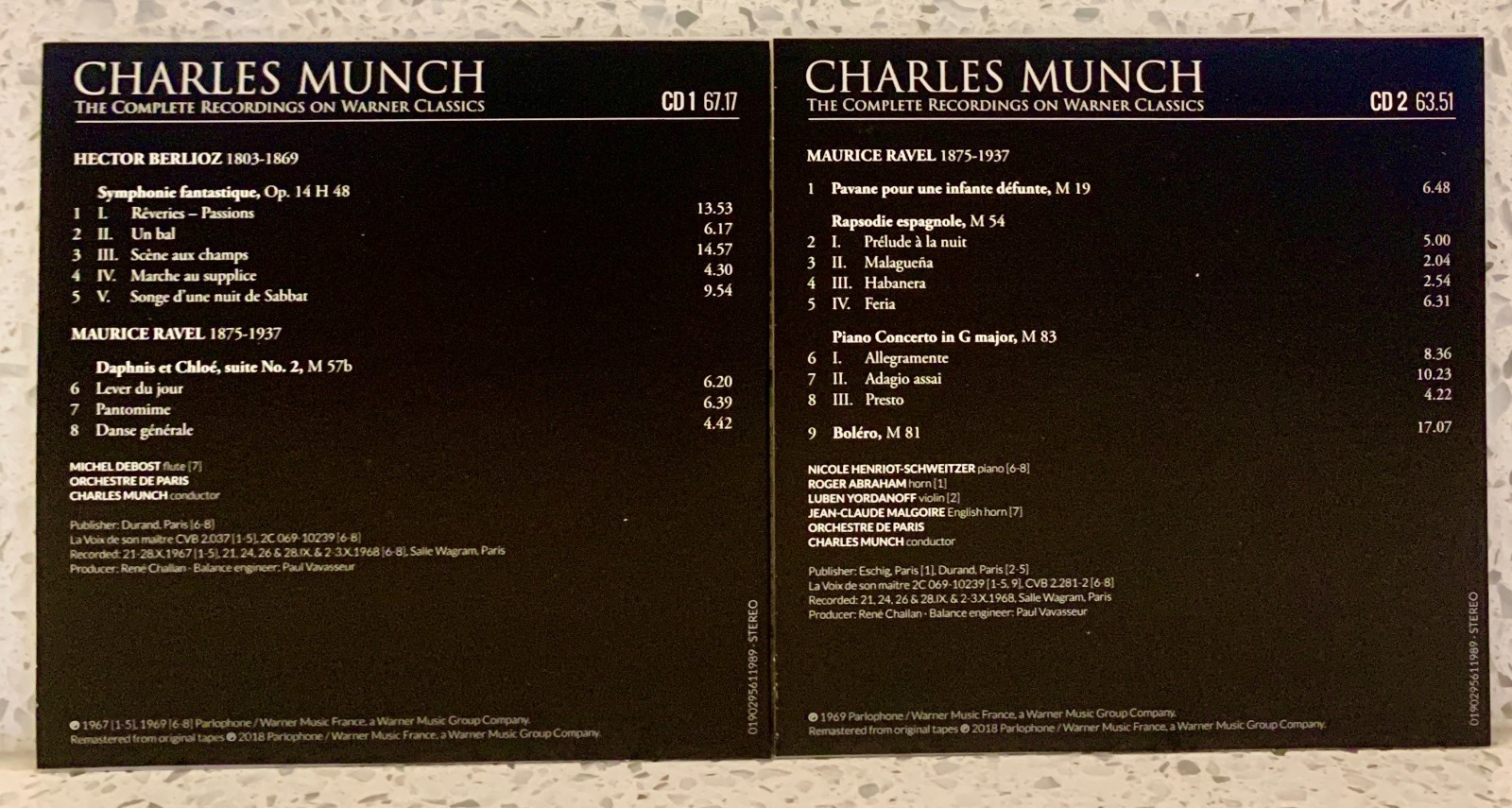 Charles Munch: The Complete Warner Recordings (13 discs, Warner Classics)