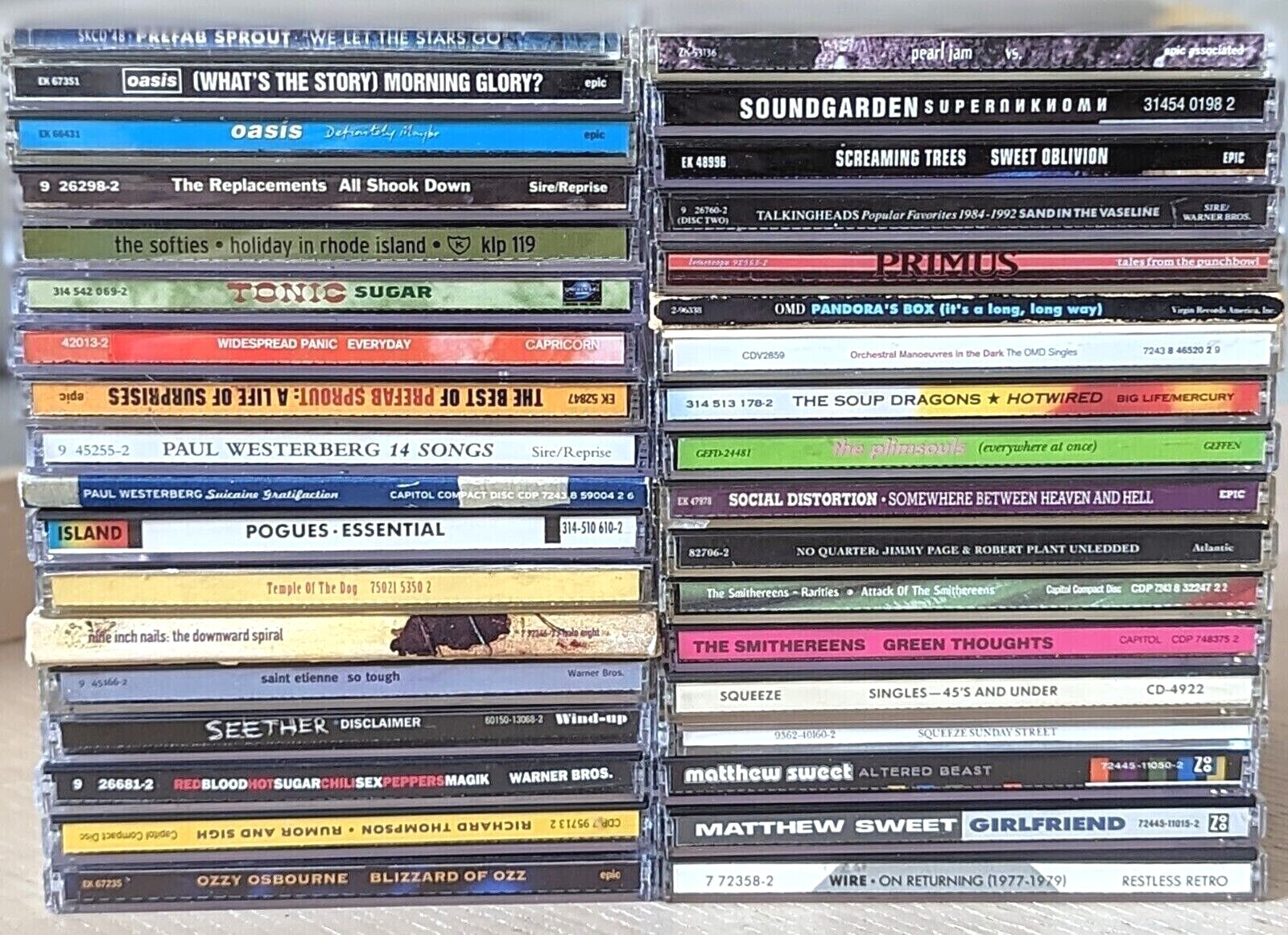 U Choose CDs O-Z: alt indie hard rock metal punk grunge new wave Britpop synth