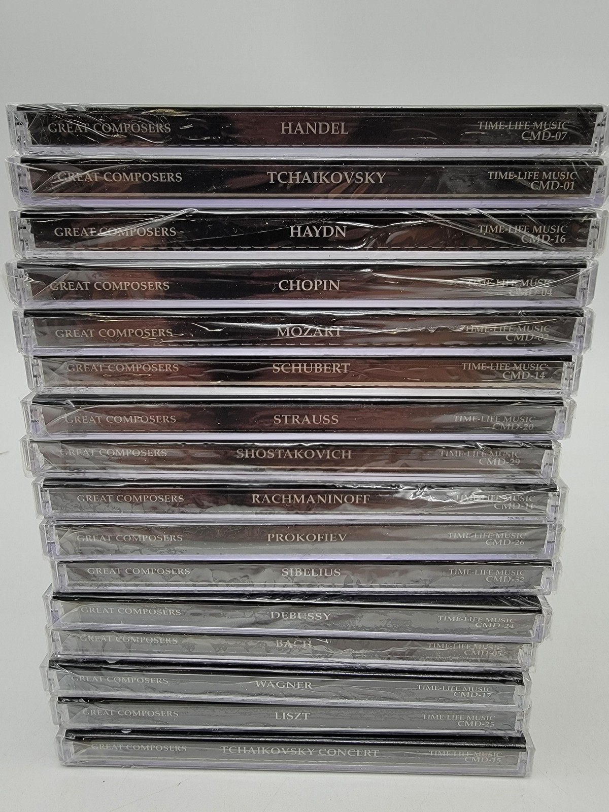 Time Life 16CD Great Composers Bach Mozart Classical Sealed Multicolor Set Lot