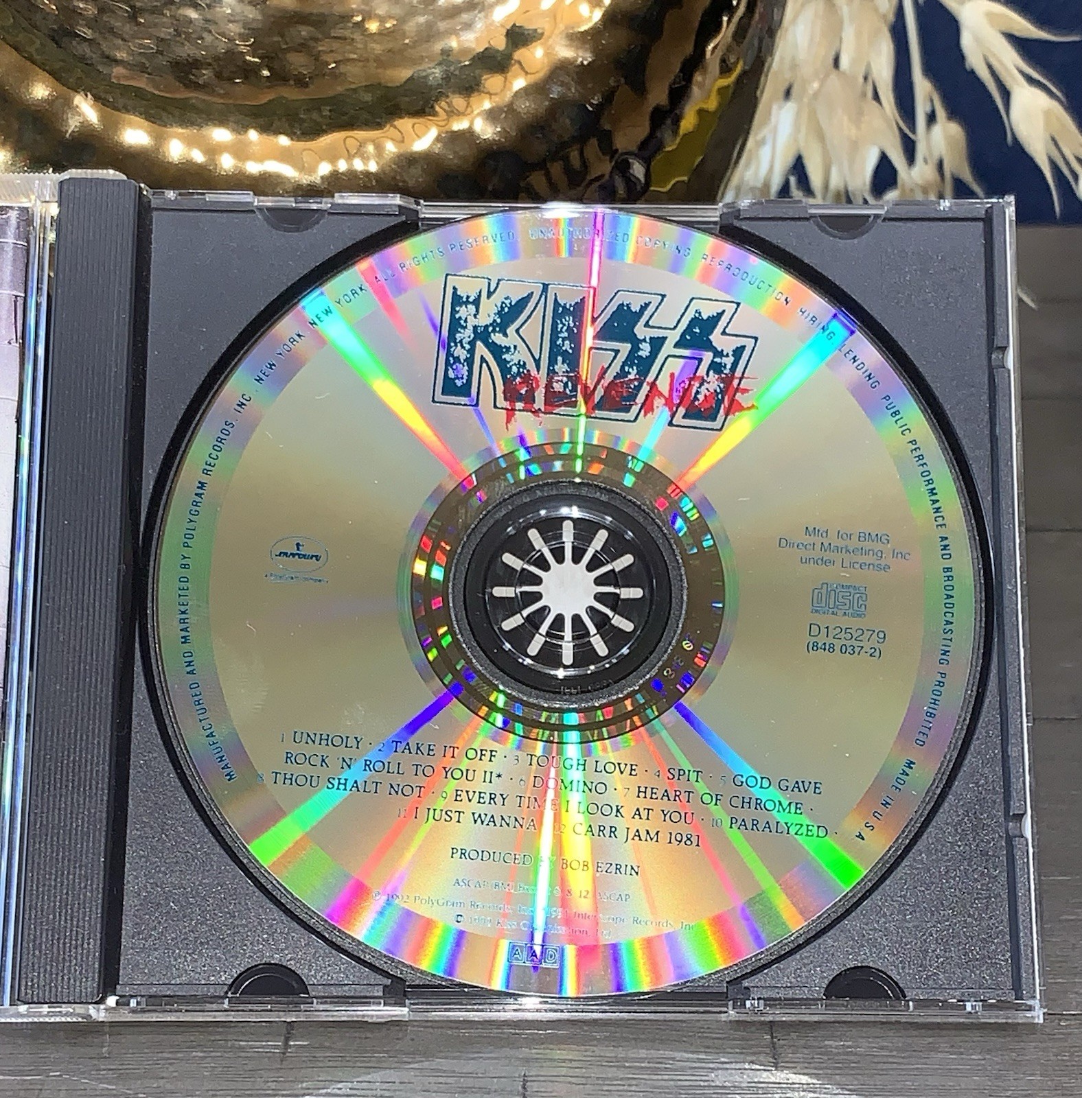B6 KISS – Revenge CD 1992 Hard Rock Metal PolyGram Classic Album