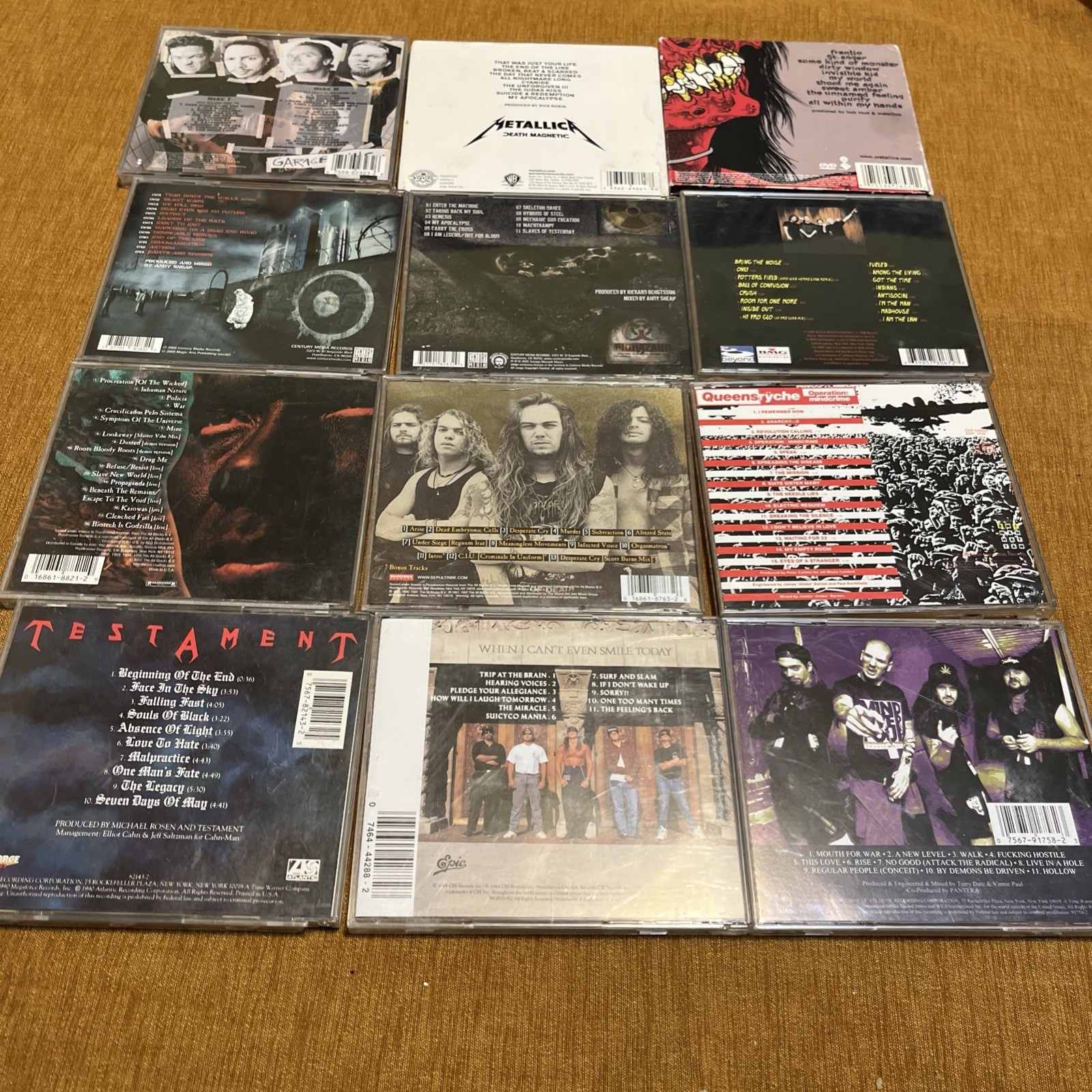 Heavy Metal Cd Lot Of 12 Thrash, Speed, Grove Etc