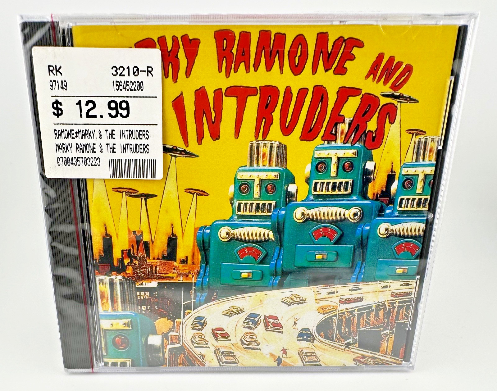Marky Ramone & The Intruders (Self Titled) [ SUPER RARE NEW CD, 1997 ] SEALED