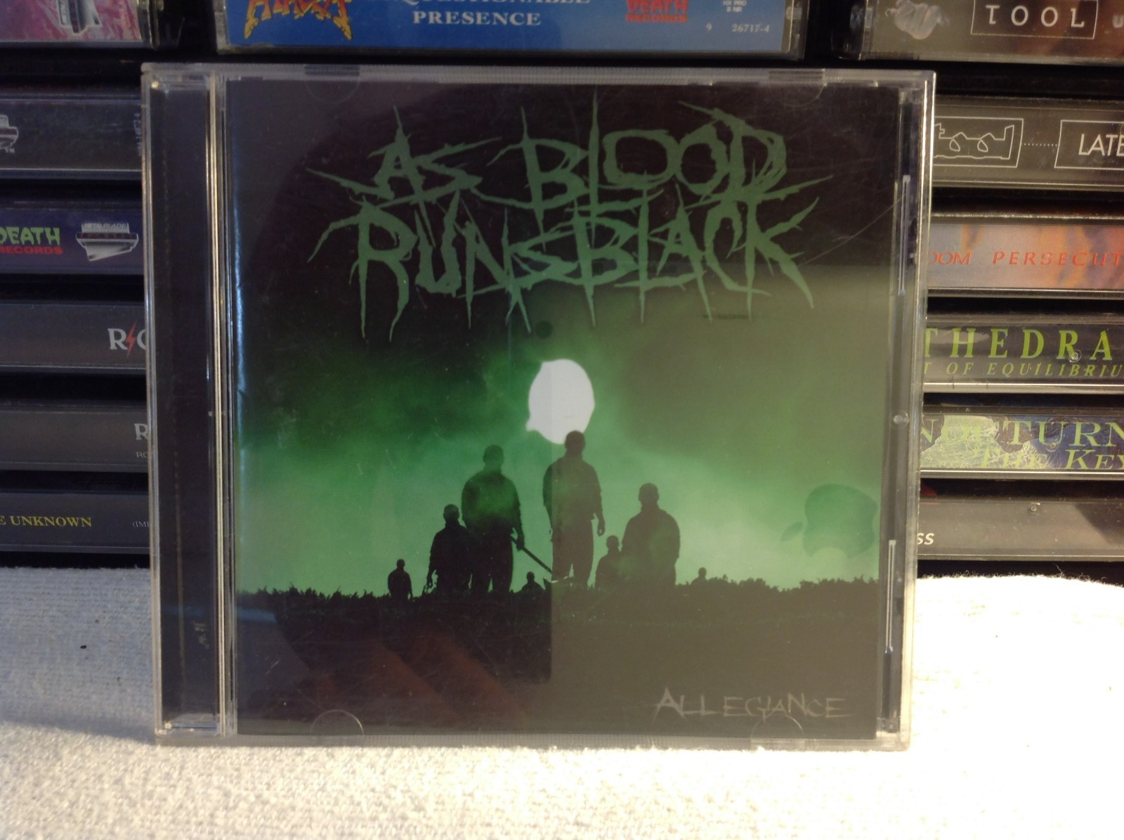AS BLOOD RUNS BLACK ALLEGIANCE HEAVY METAL CD '06 MEDIASKARE OG RARE OOP