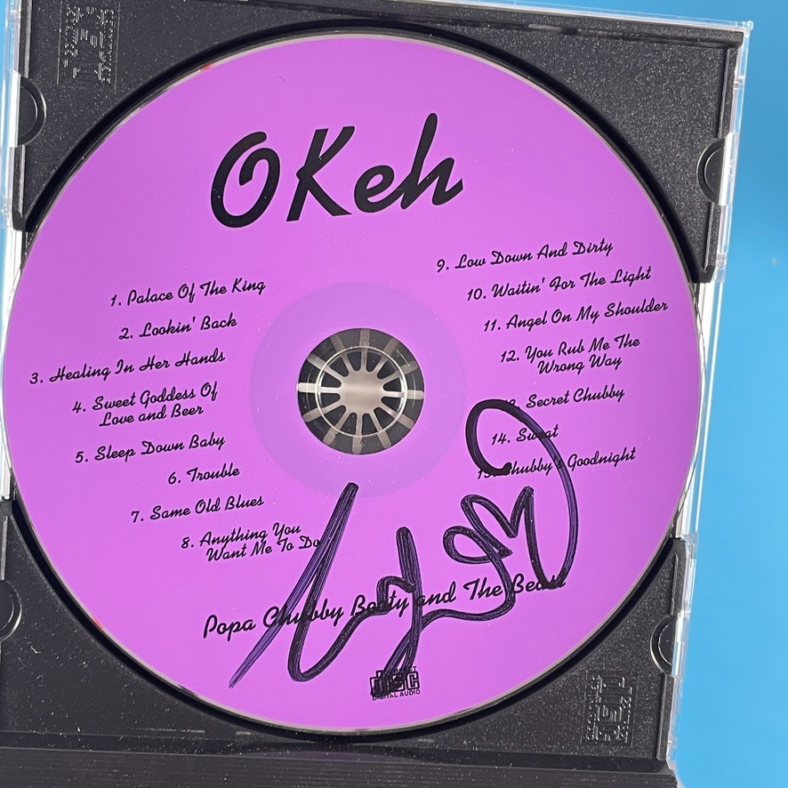 Popa Chubby - Booty and the Beast CD SIGNED - OKeh 1995
