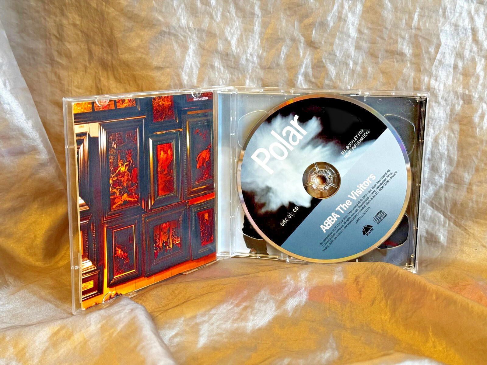 ABBA - THE VISITORS - DELUXE EDITION CD AND DVD JEWEL CASE 2012 RARE LIKE NEW