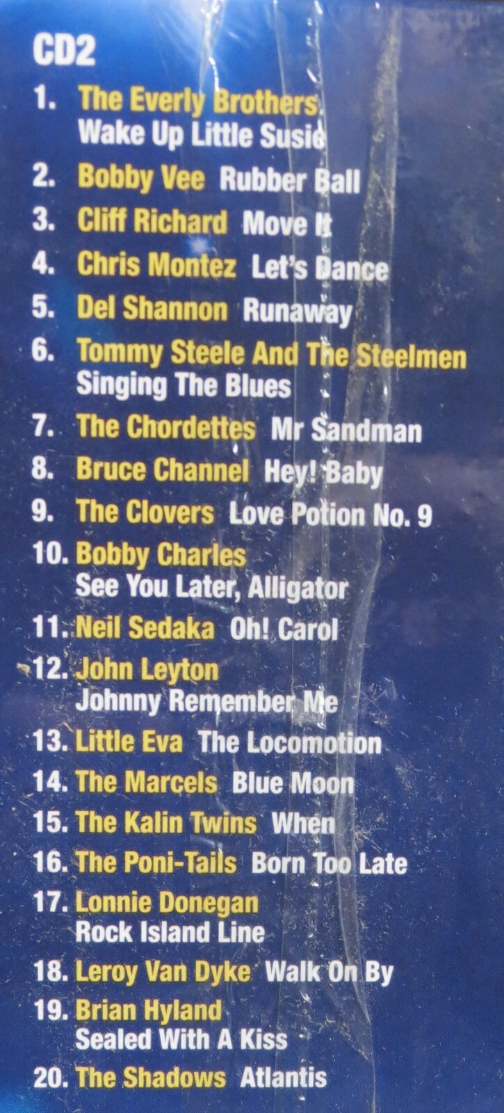Solid Gold Rock n Roll, 3 CDS 60 Original tracks ,Buddy Holly, Jerry lee Lewis