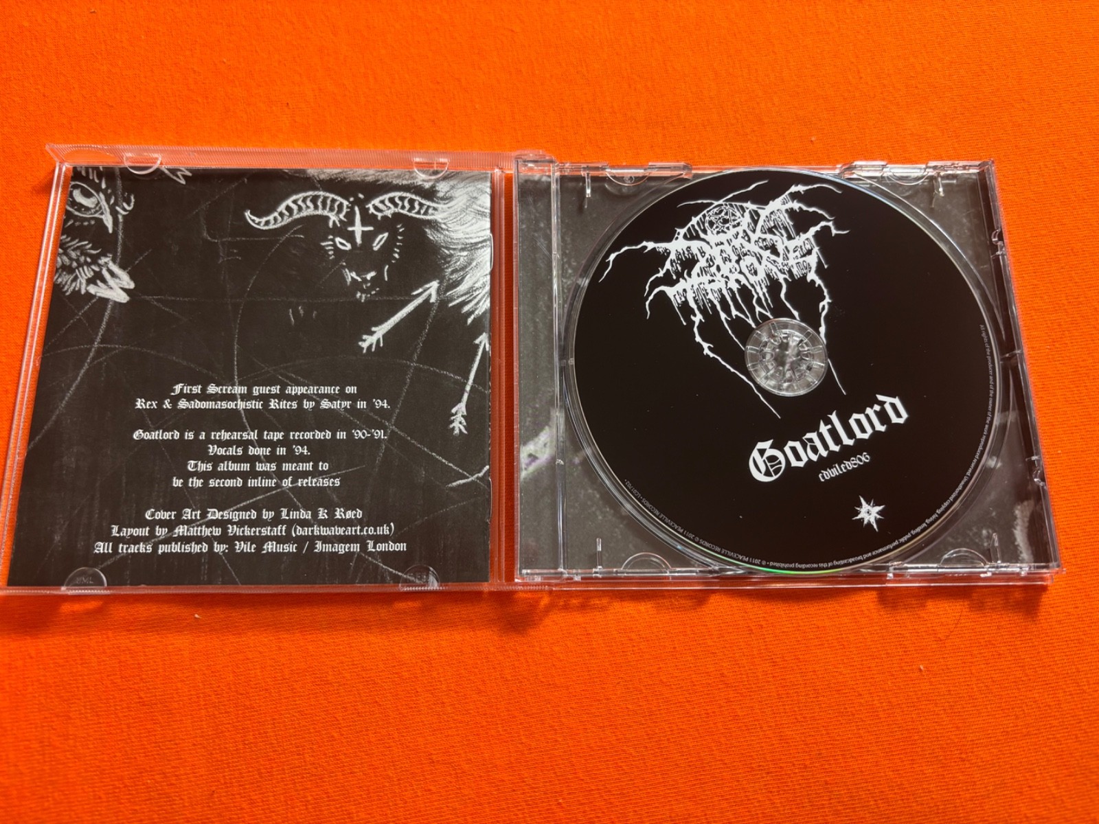 (3 CD Lot) Darkthrone It Beckons + Eternal Hails + Goatlord Black Metal Norway
