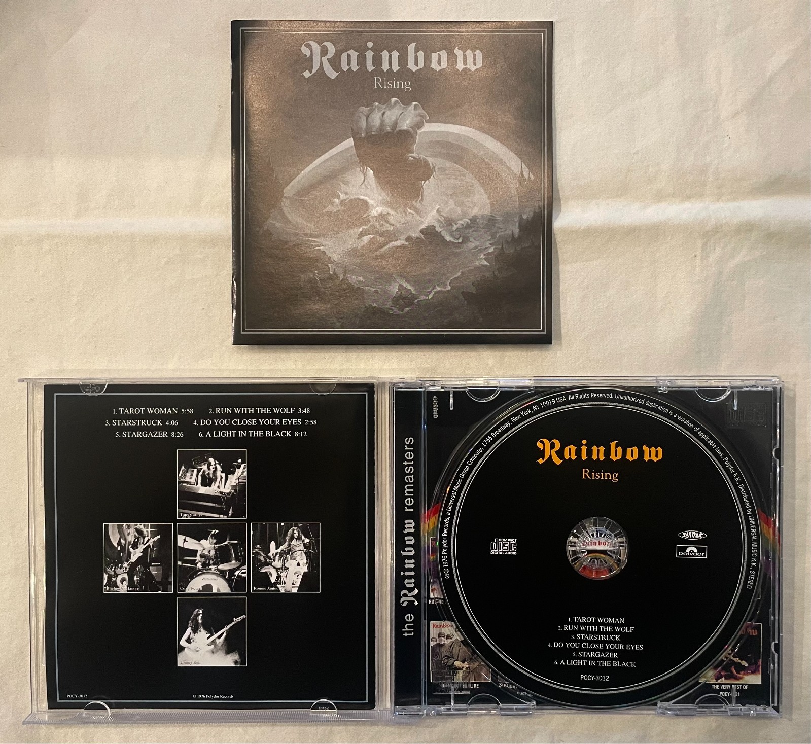 Rainbow - Rising (Original Japan Remastered CD w/OBI) POCY-3012 Ronnie James Dio