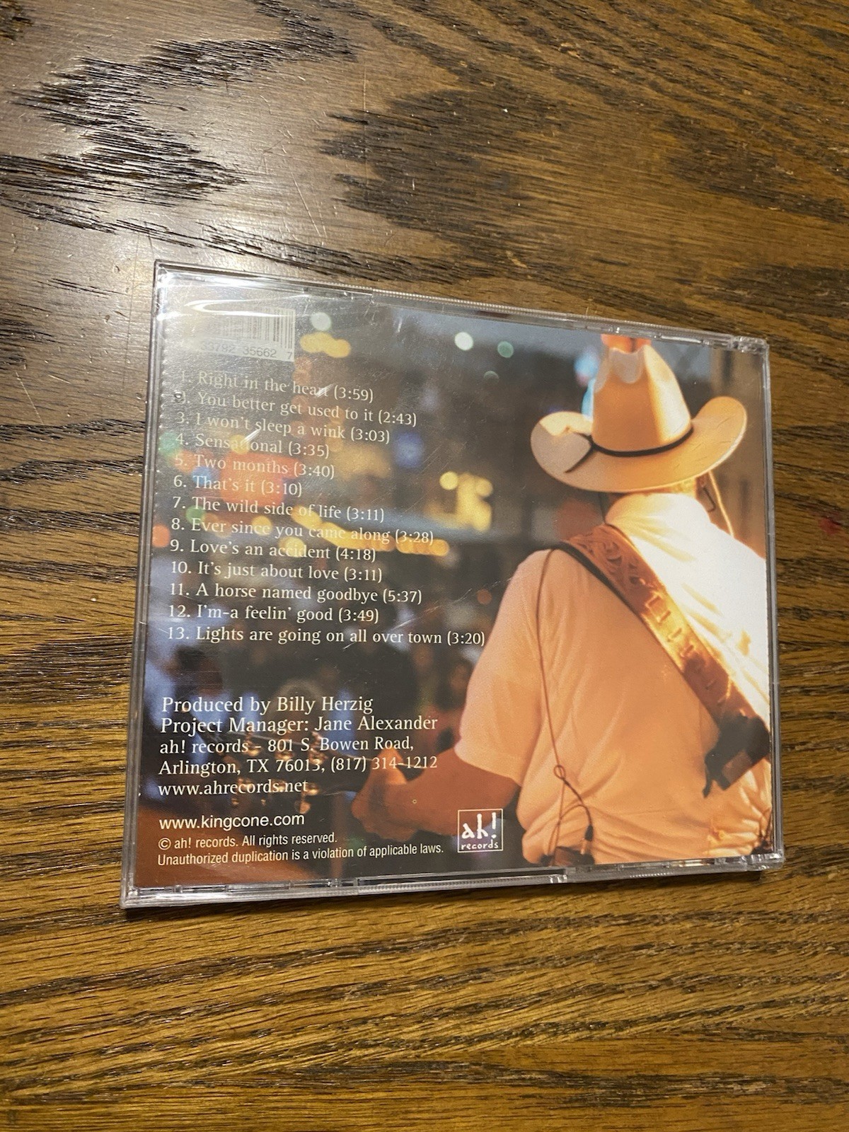King Cone That’s It CD Texas Country Outlaw Country Rockabilly Rare Oop
