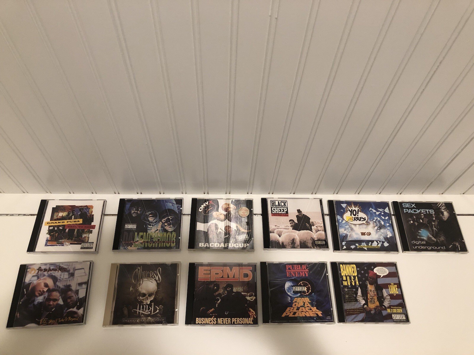 Rap CDs Lot Of 11 Public Enemy EPMD Grand Puba Cypress Hill ONYX Black Sheep
