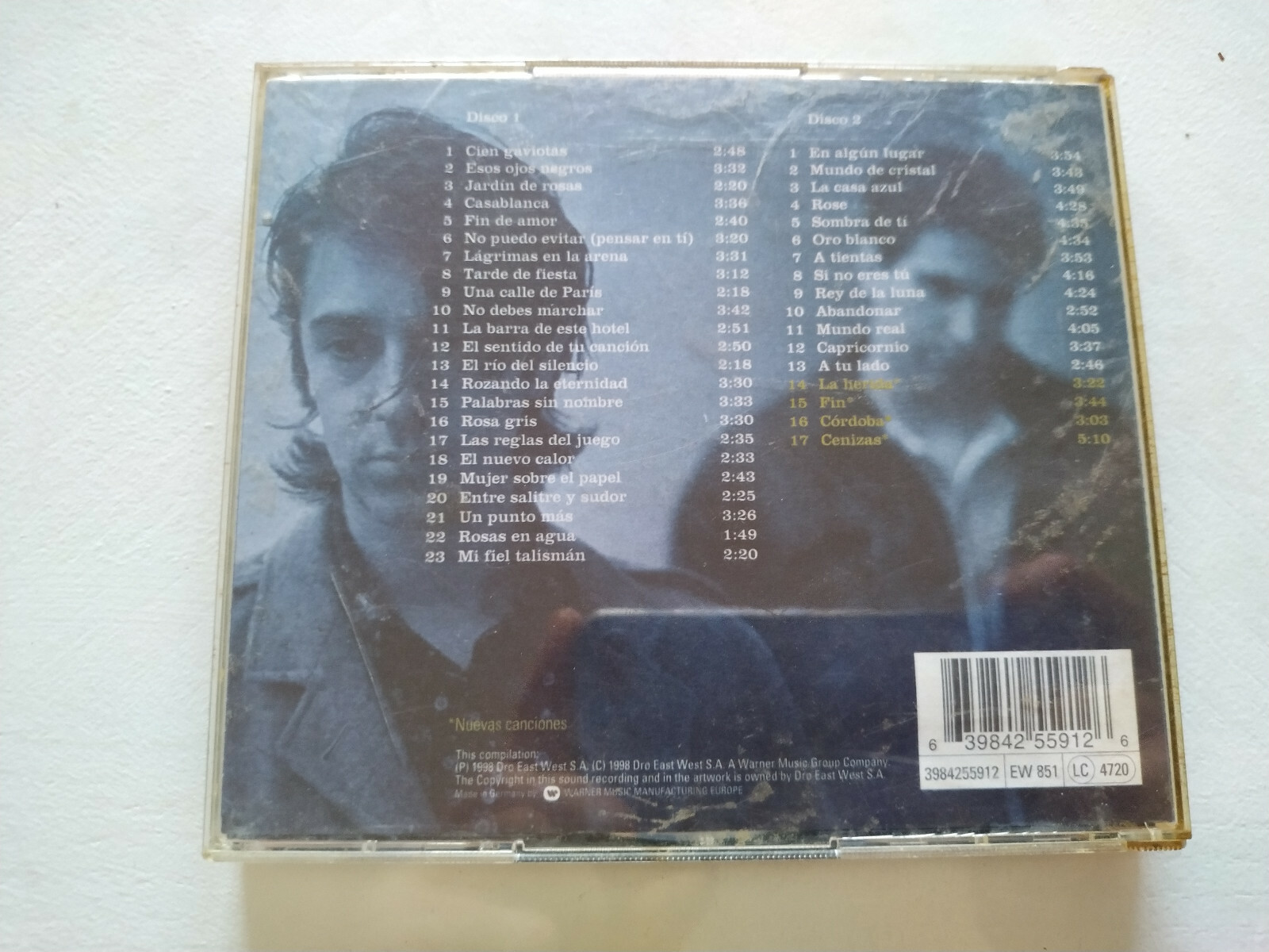 Duncan Dhu Collection 1985-1998 DRO 40 Tracks - 2 X CD 3T