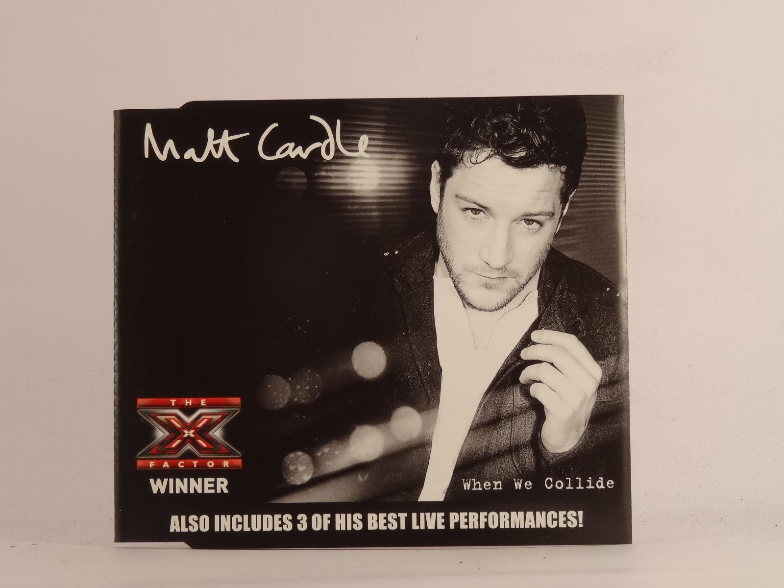 MATT CARDLE WHEN WE COLLIDE (F54) 4 Track CD Single including Picture Sleeve SON