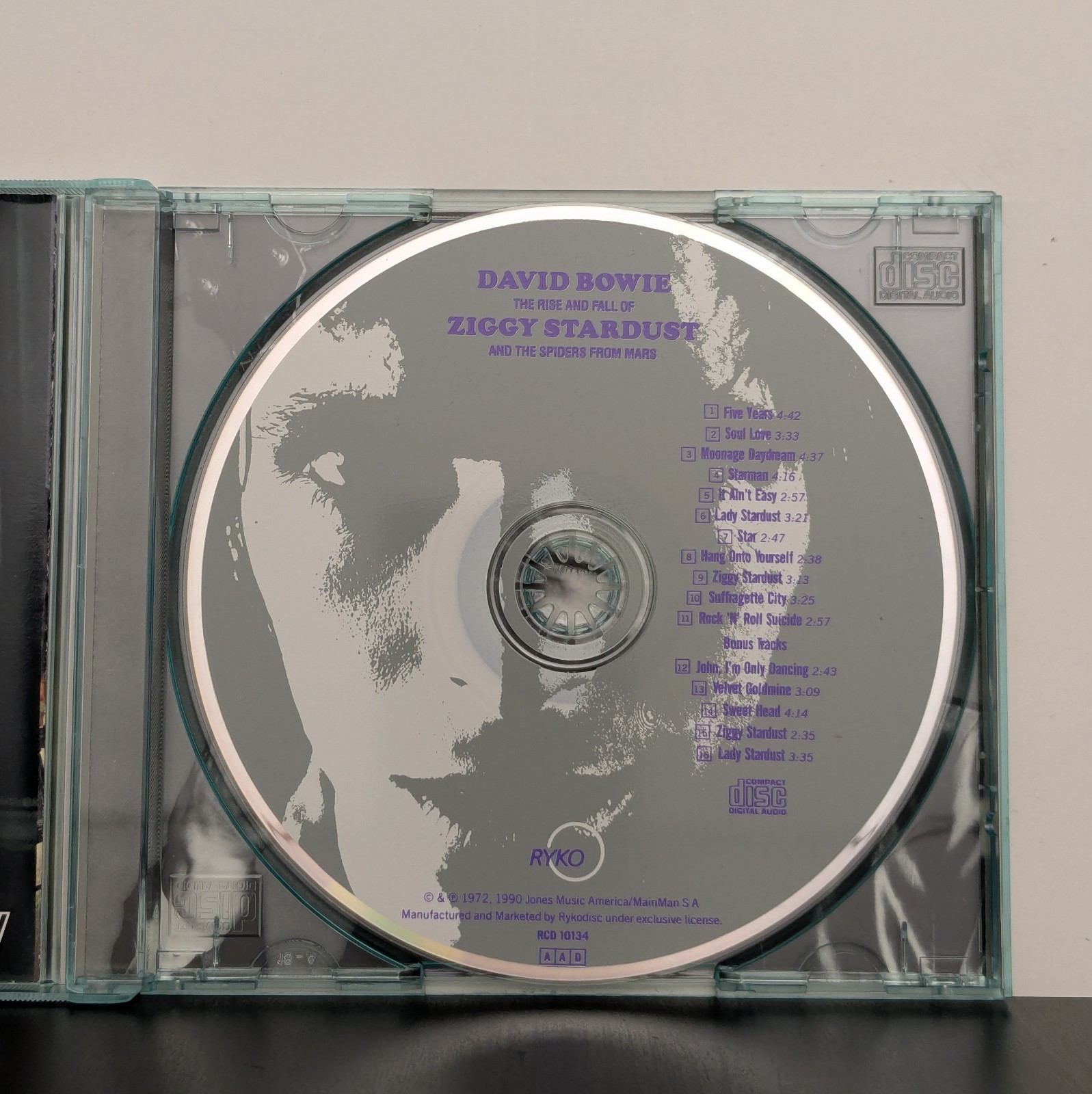 David Bowie Ziggy Stardust 1990 US CD Rykodisc RCD 10134