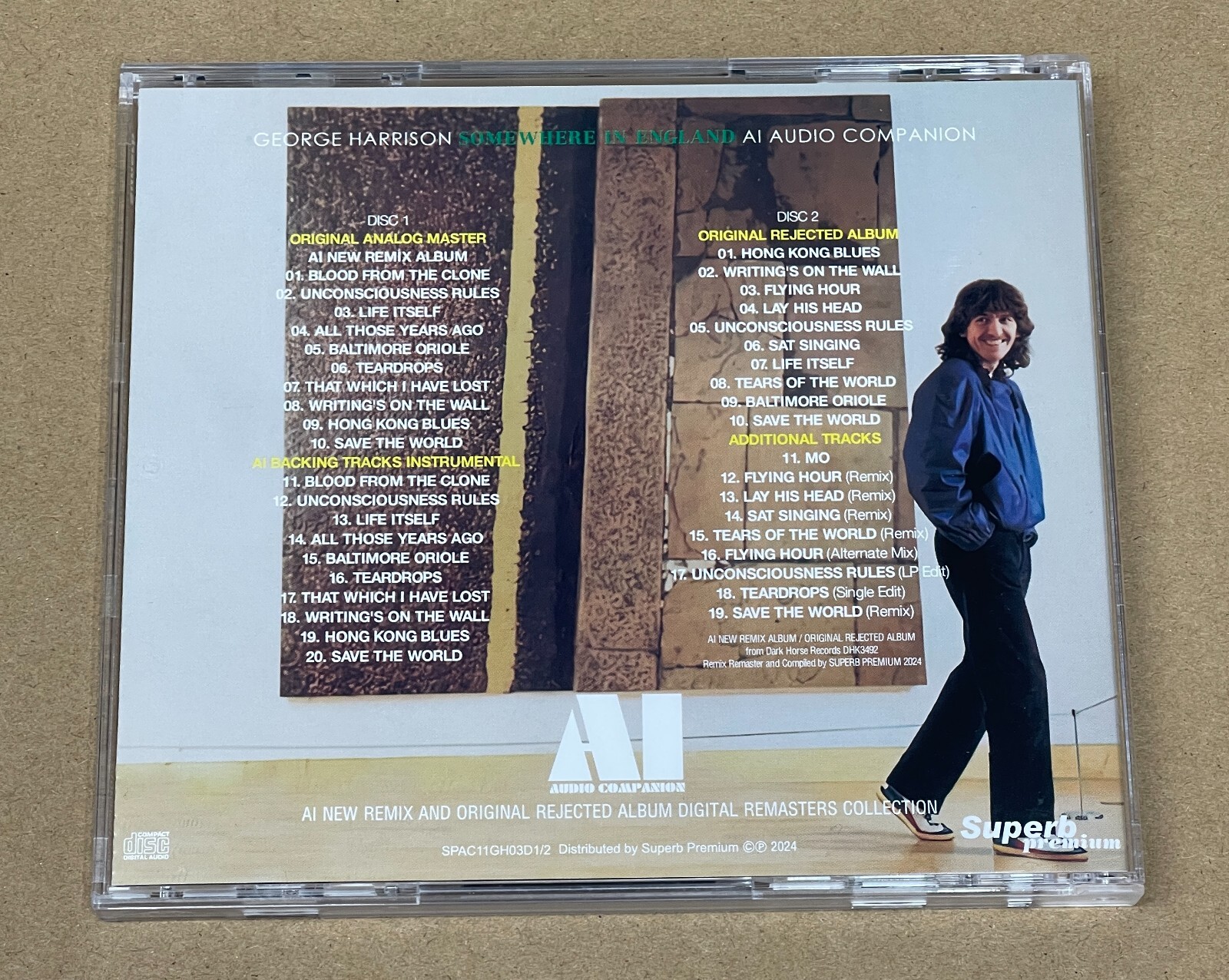 GEORGE HARRISON - Somewhere in England: AI Audio Companion