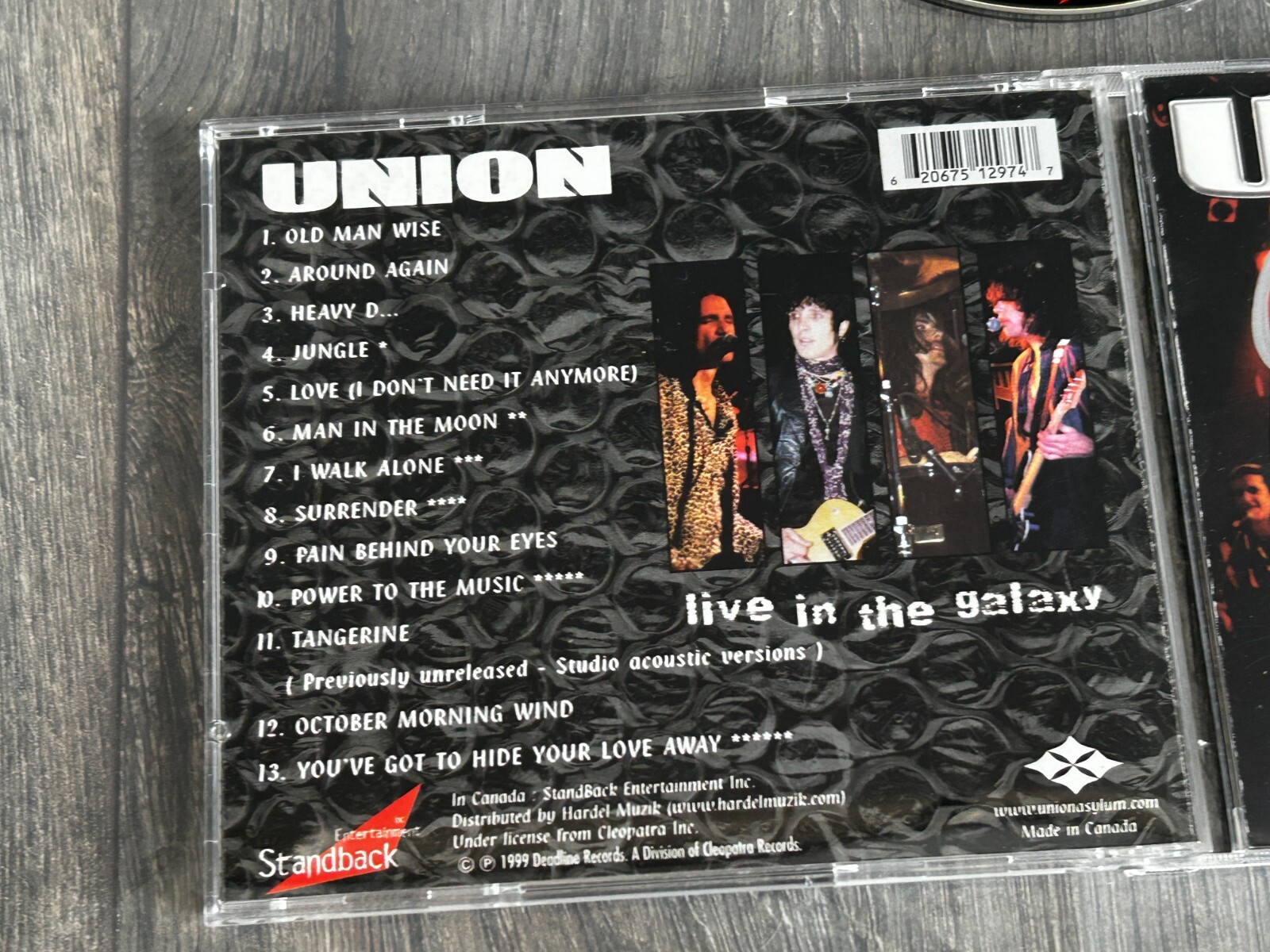 Kiss CD BRUCE KULICK Union Live In The Galaxy SIGNED AUTOGRAPH 1999 John Corabi