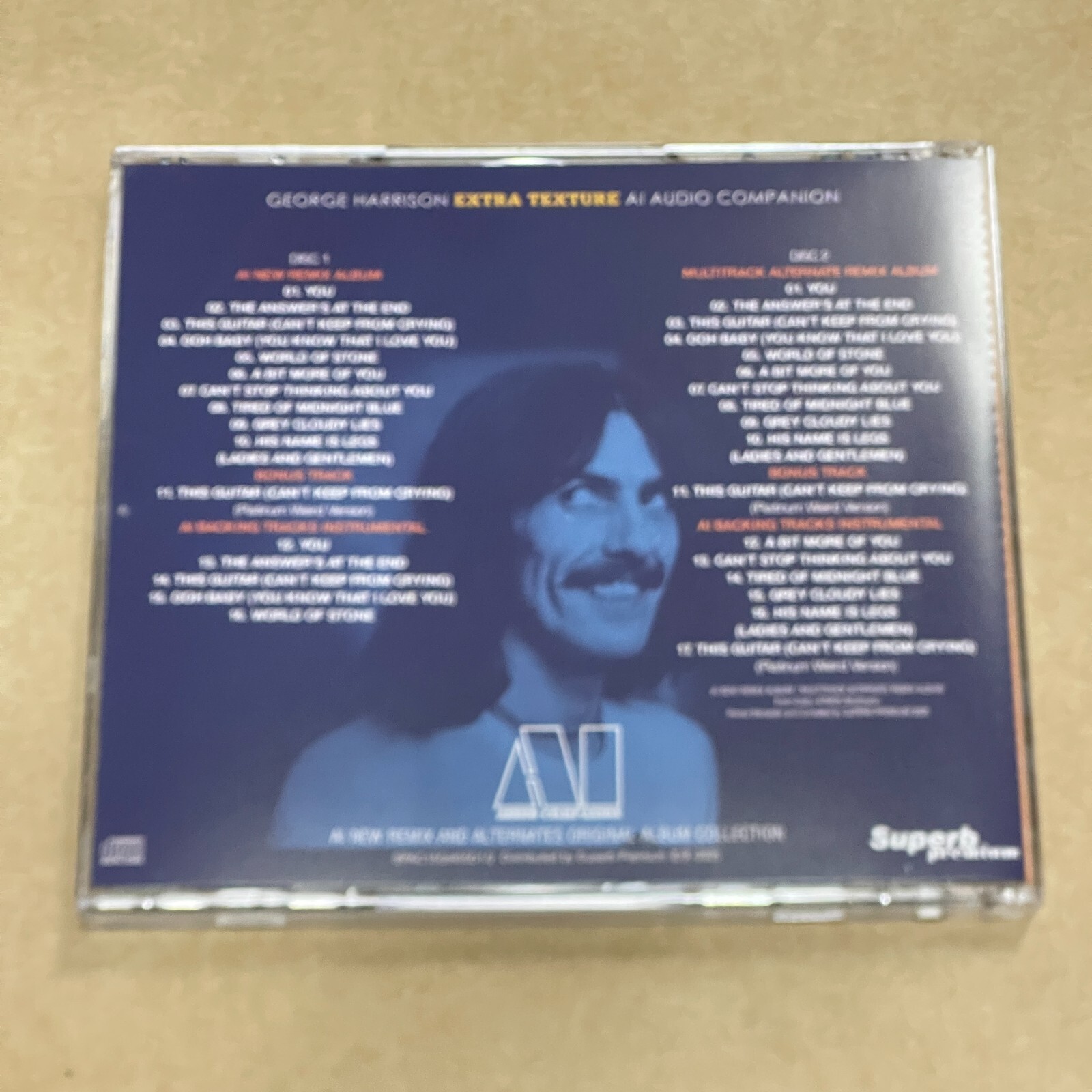 GEORGE HARRISON / EXTRA TEXTURE AI - AUDIO COMPANION ***Japan CD