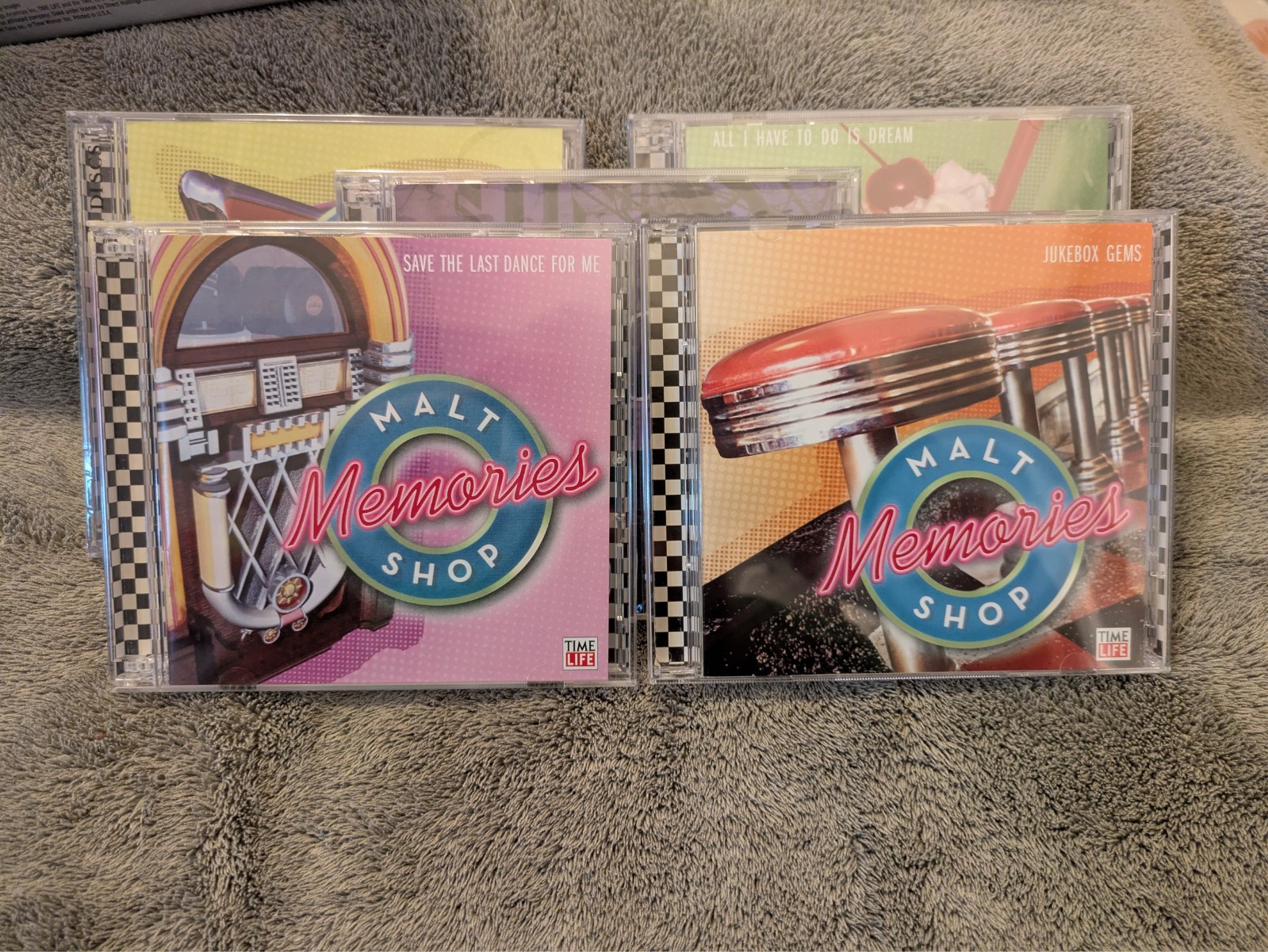 Time Life Malt Shop Memories 1950s 1960s Oldies Pop Rock Doo-Wop 10 CD Box Set