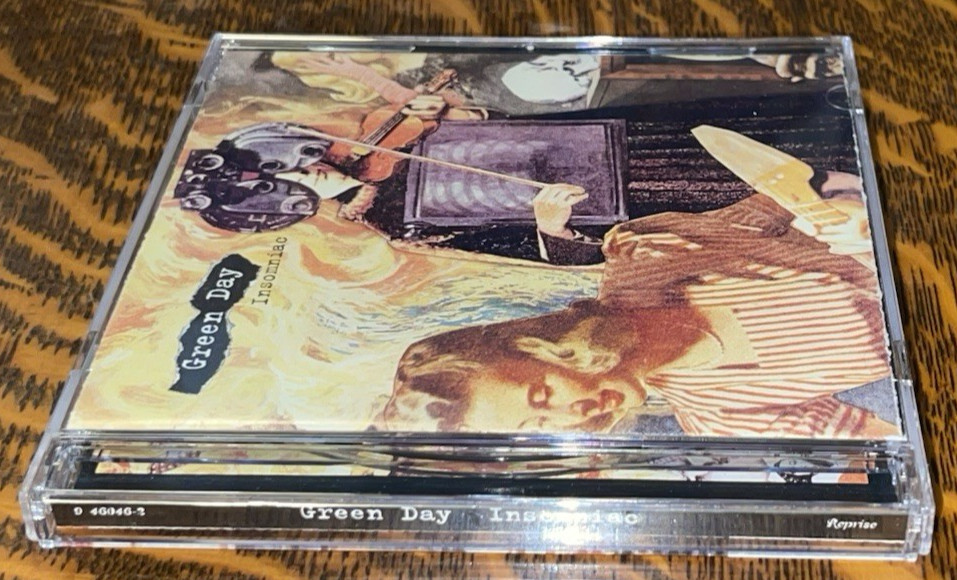 CD WITH FOLD OUT POSTER~ GREEN DAY~ 1995~ INSOMNIA