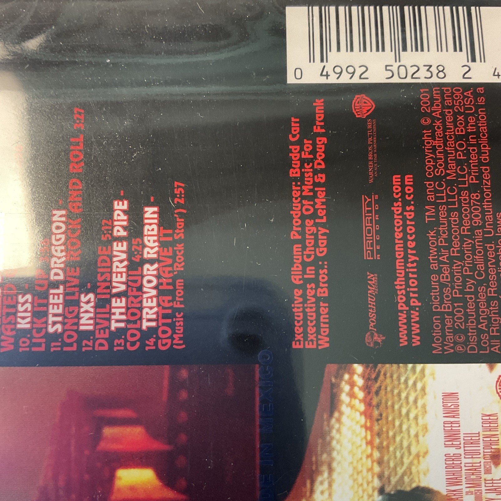 Rock Star (Original Soundtrack) by Various (CD, 2001)
