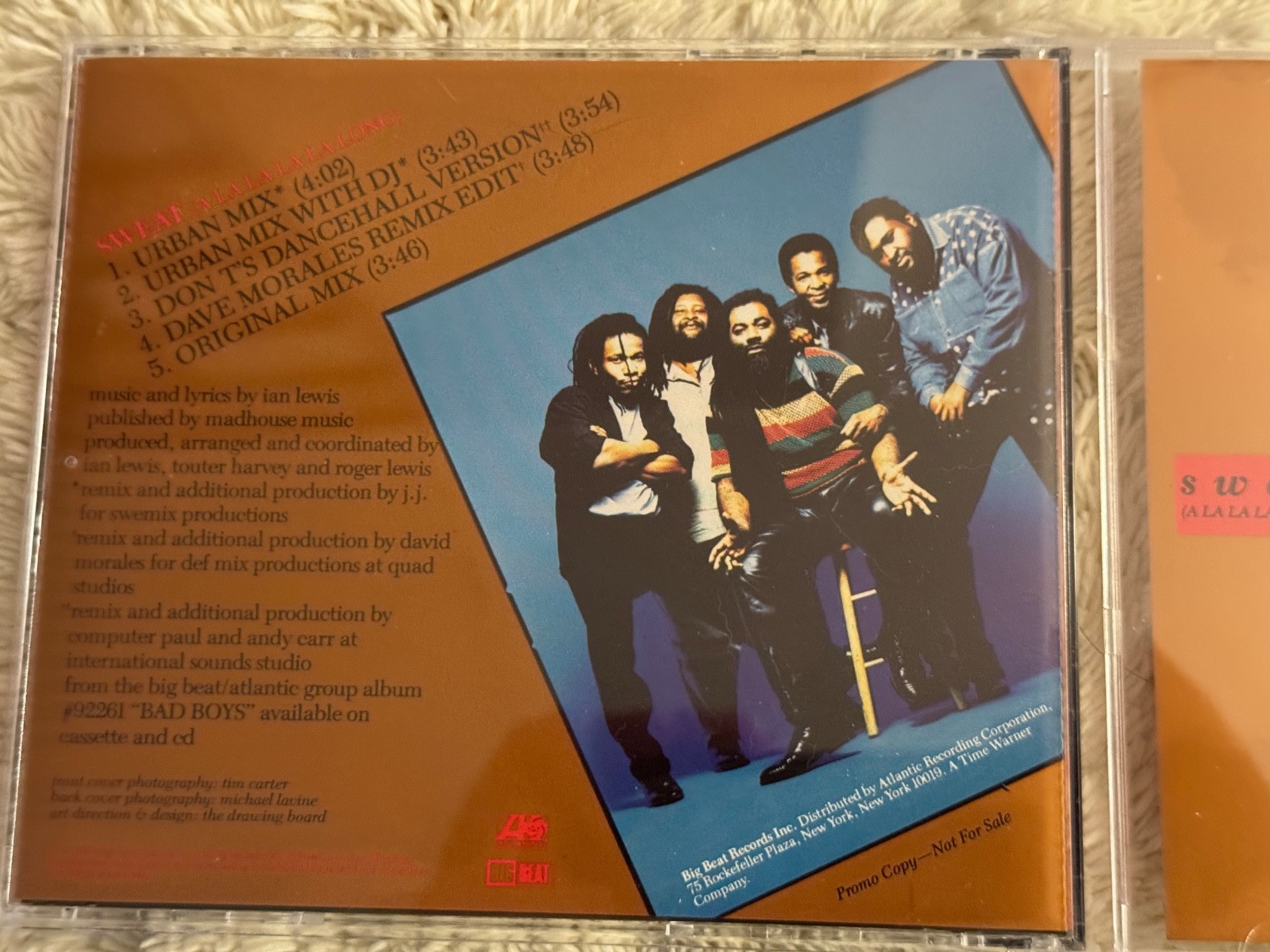 INNER CIRCLE SWEAT RADIO PROMO (PRCD51672) CD 5-TRACKS RARE MIXES