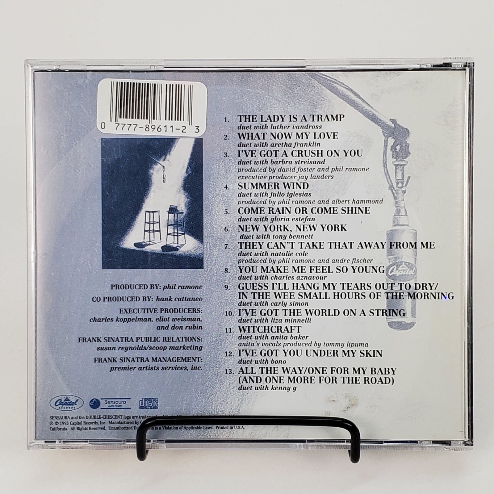 Frank Sinatra Duets CD 1993 Capitol Records 077778961123 LeRoy Neiman Art