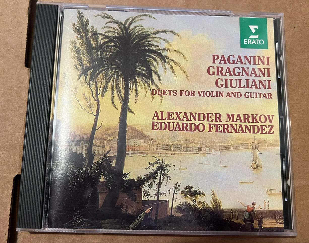 PAGANINI - Paganini / Gragnani / Giuliani: Duets For Violin & Guitar Cd Bmg Club