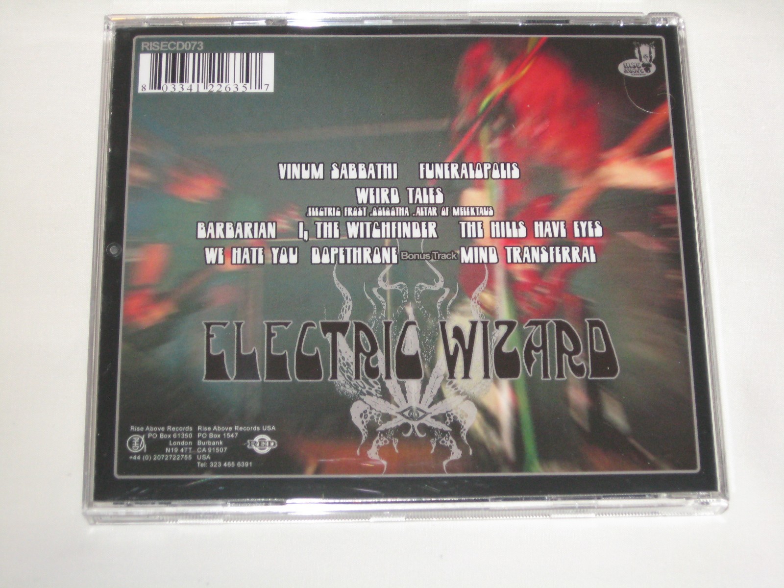 Electric Wizard - Dopethrone + bonus track CD Doom Sludge Heavy Metal