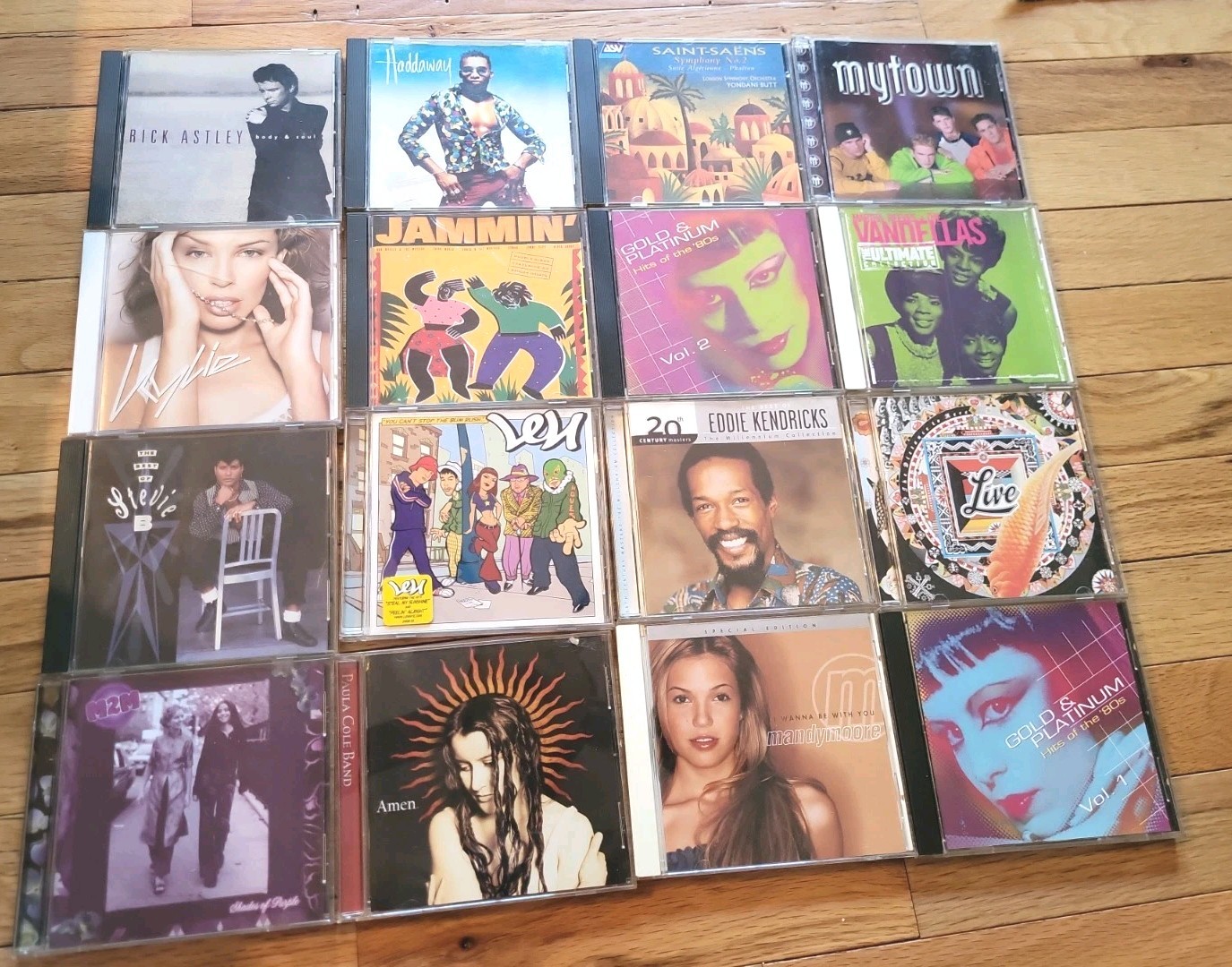 Mixed Lot of 16 1980s Cds In Case Rock/Pop/New Wave/Dance (80s) Preowned VG