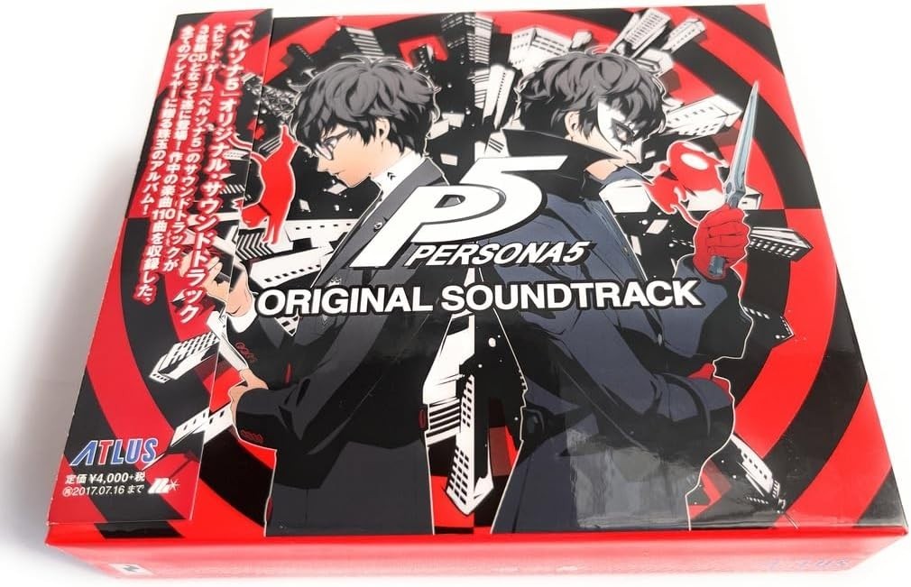 Persona 5 Original Soundtrack 3CD OST Shoji Meguro ATLUS Game Music Japan New FS