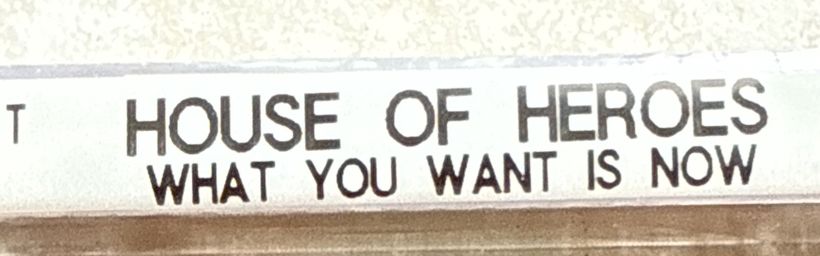 House Of Heroes WHAT YOU WANT IS NOW Alternative Indie CD Brand New & Sealed