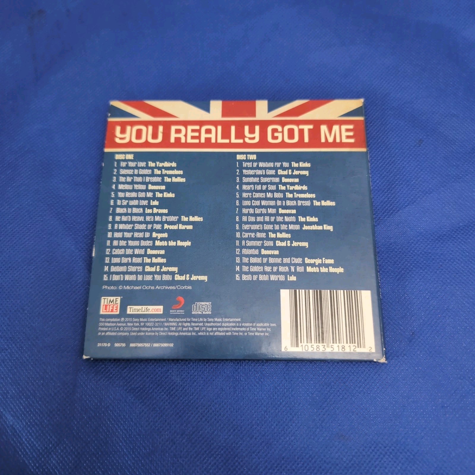 The British Invasion: You Really Got Me 2 Disc CD