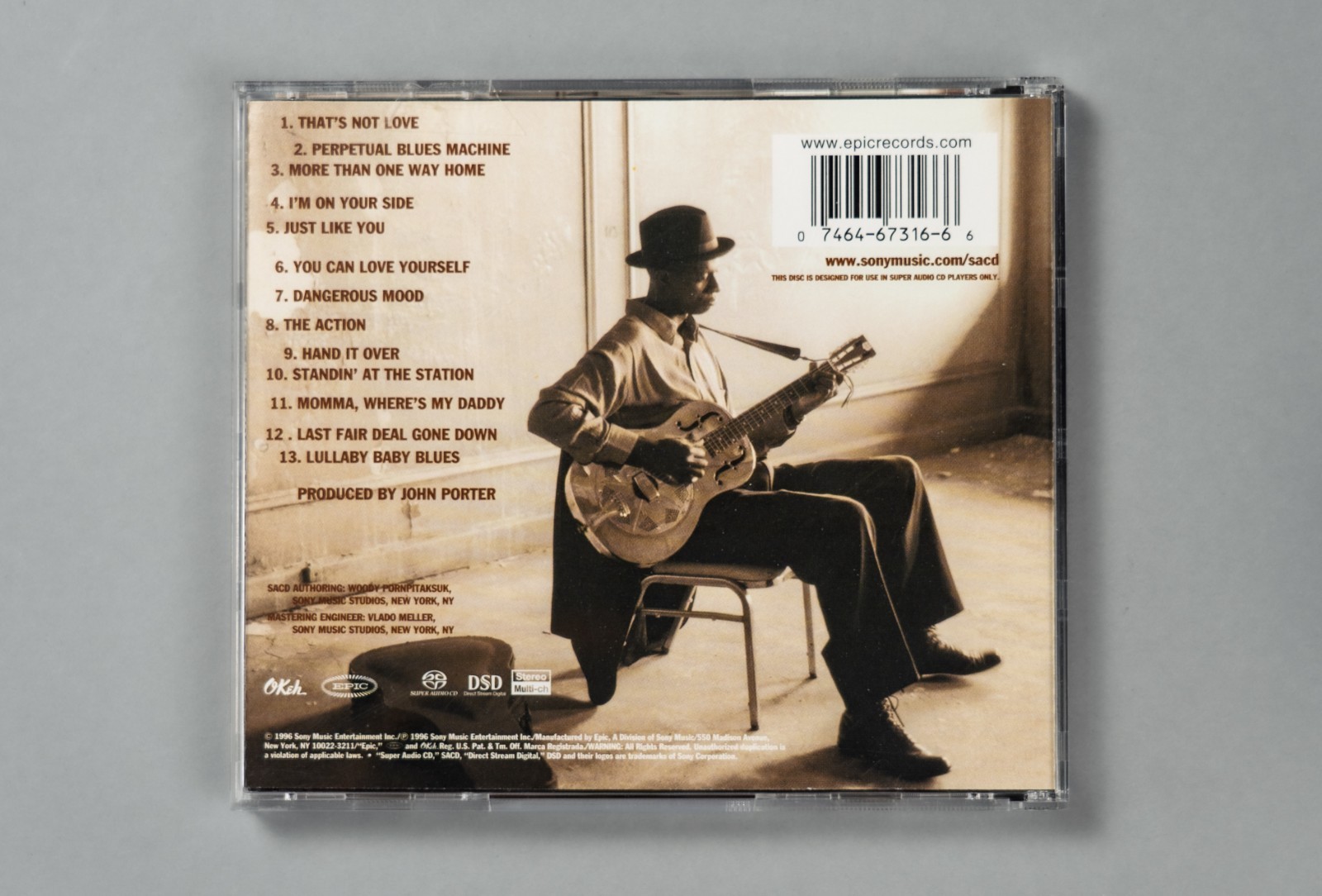 Keb' Mo' "Just Like You" - SACD - OKeh 484117 2
