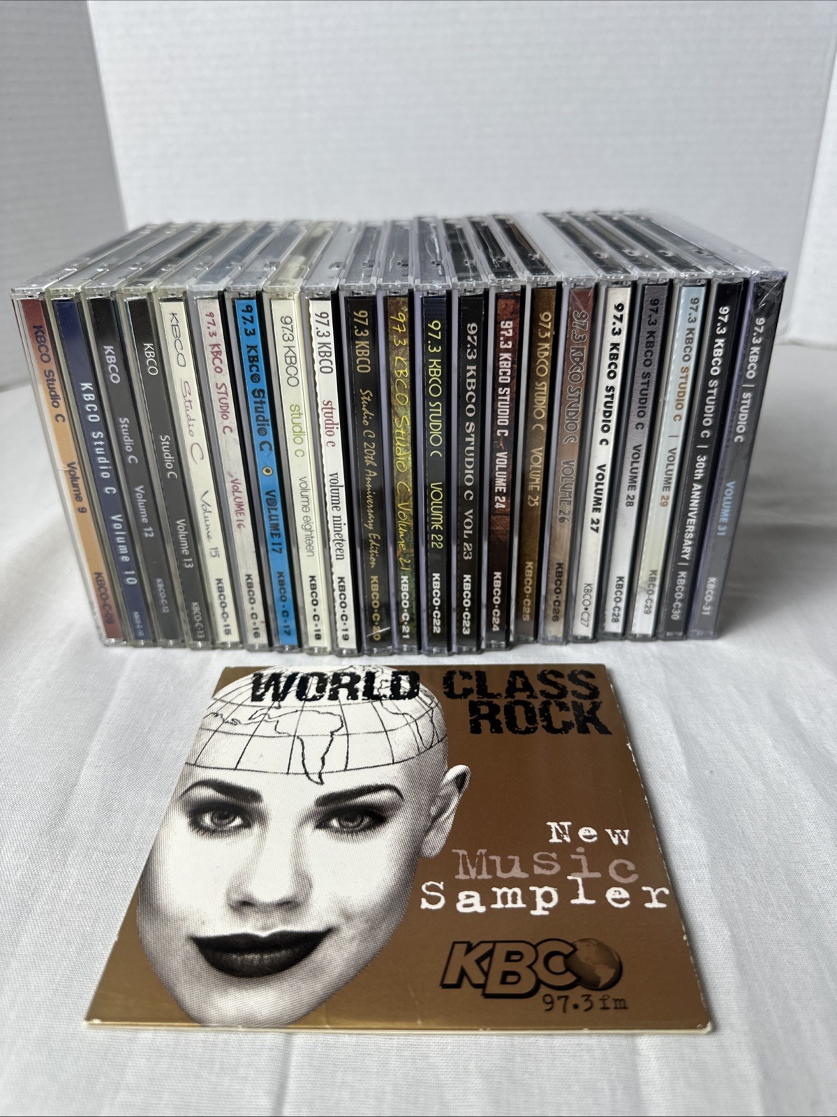 KBCO Studio C Lot Of 22 CDS Volumes 9-31 Plus Sampler Missing Volume 11 & 14 VGC