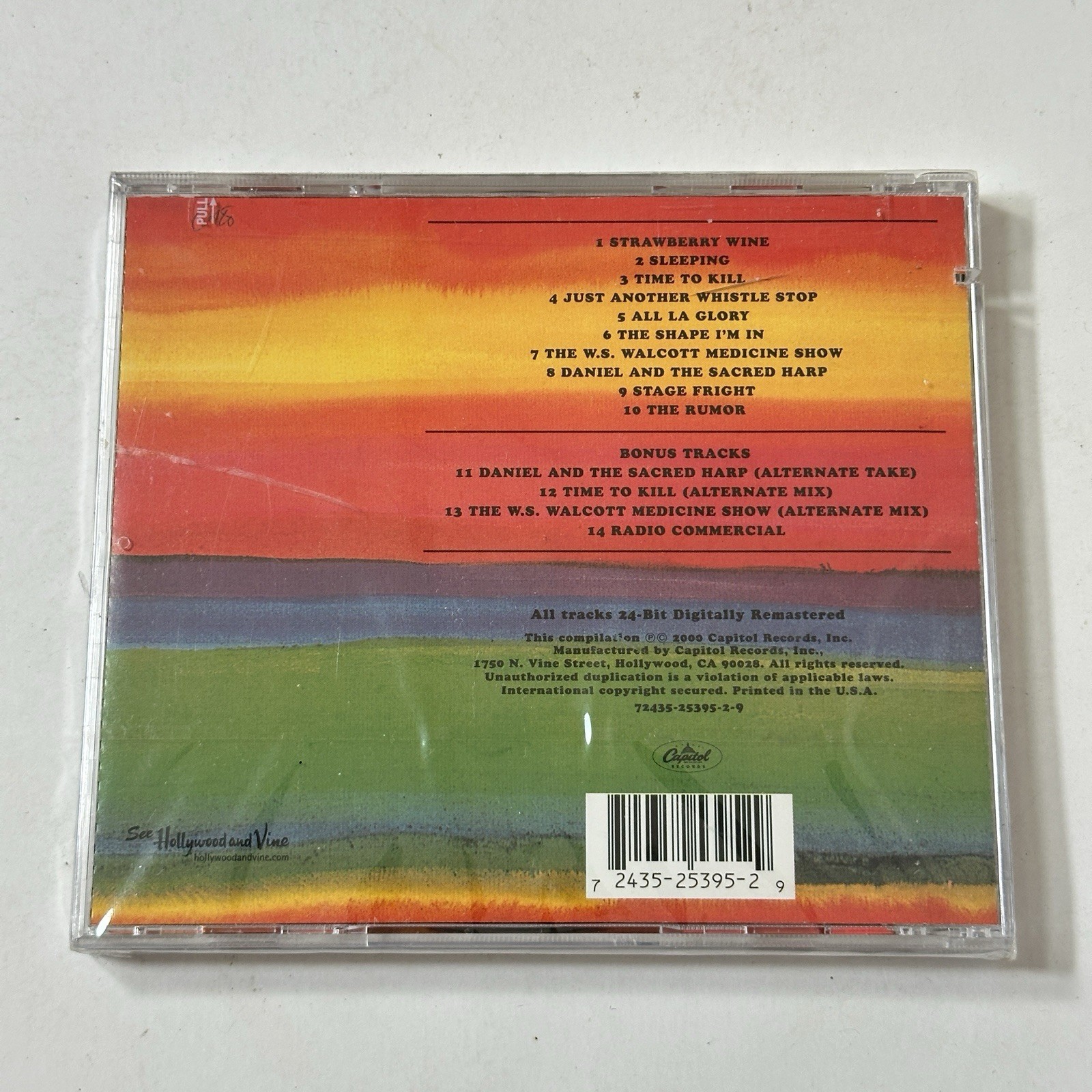 The Band - Stage Fright, 1970 (CD, 2000) Remastered, Promo!