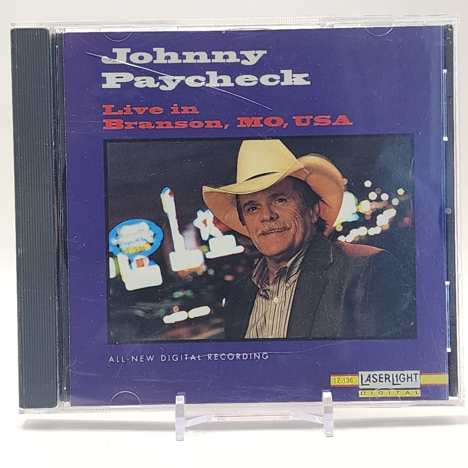 Johnny Paycheck – Live in Branson, MO, USA CD 1993 Country LASERLIGHT DIGITAL