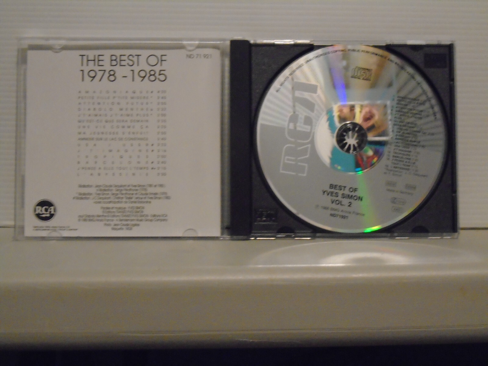 YEVS SIMON-The Best Of 1978-1985-CD-1998 RCA-France Import