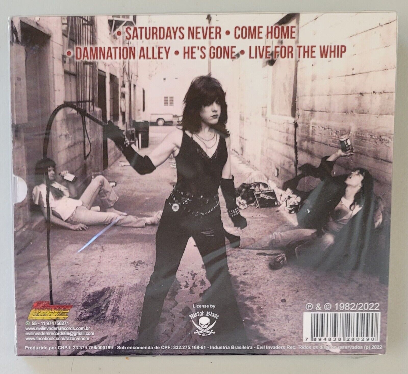 Bitch Damnation Alley New CD Slipcase Brazil Heavy Metal Betsy Weiss