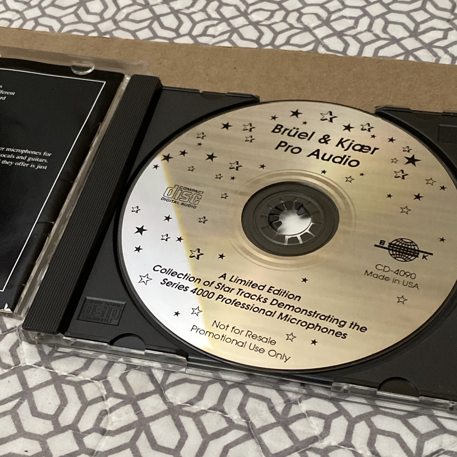 Brüel & Kjær Pro Audio Group (CD, 1989) TEC Awards Winner Ambient Electronic