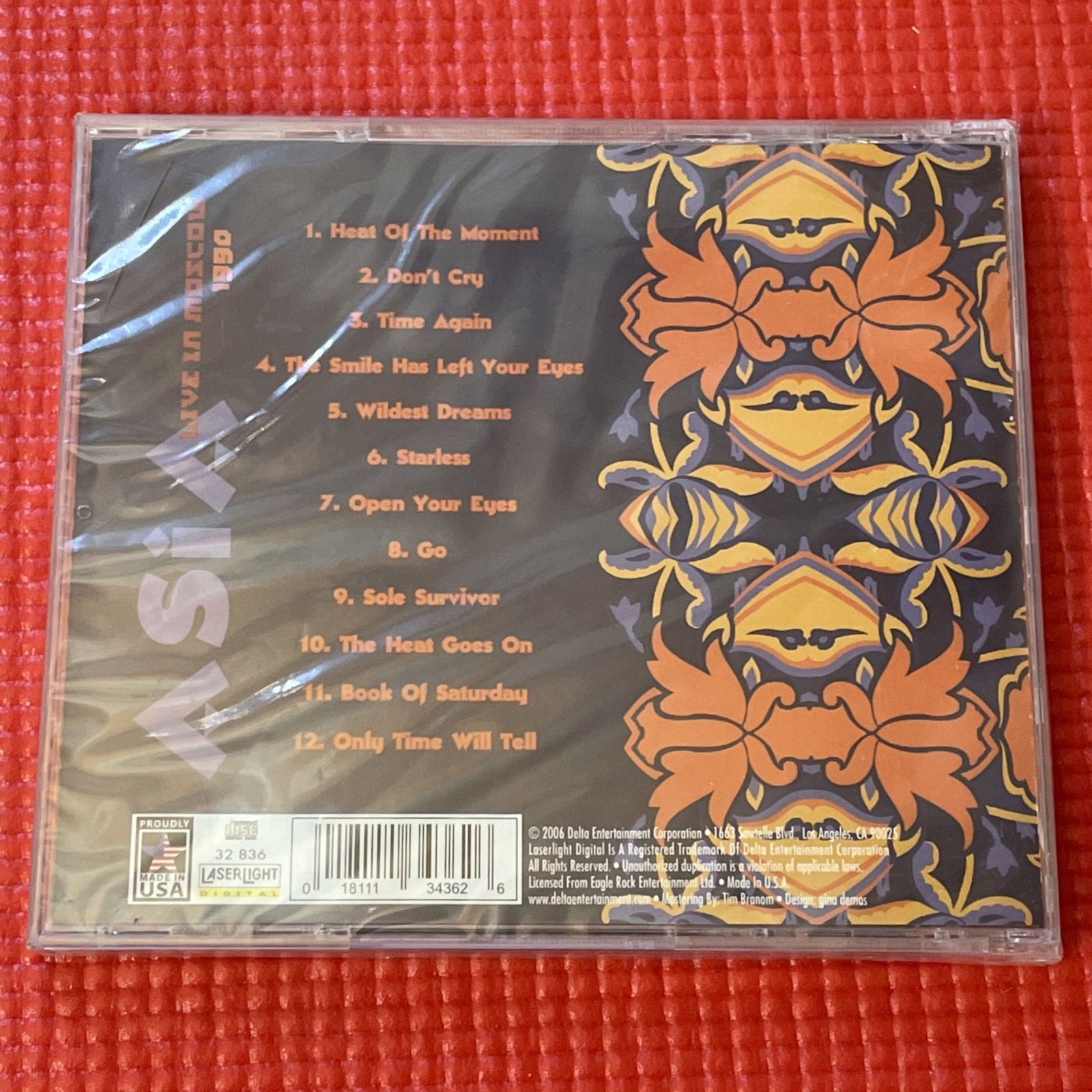 Asia Live in Moscow 1990 New Sealed CD 32836