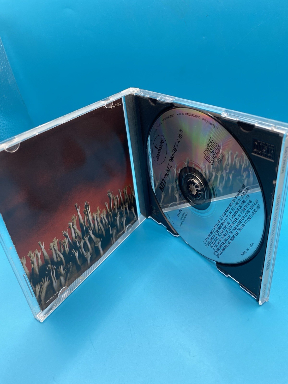 KISS Smashes Thrashes & Hits CD Mercury 1988 Rock And Roll All Night