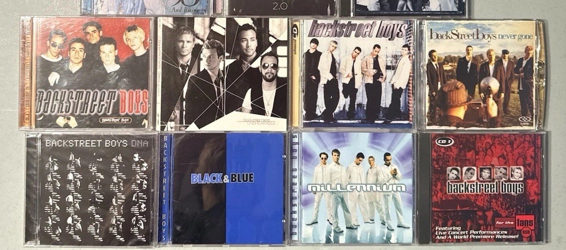 Backstreet Boys, NSYNC, NKOTB, 98degrees 16CD Lot. DNA, Celebrity, 98, 2.0