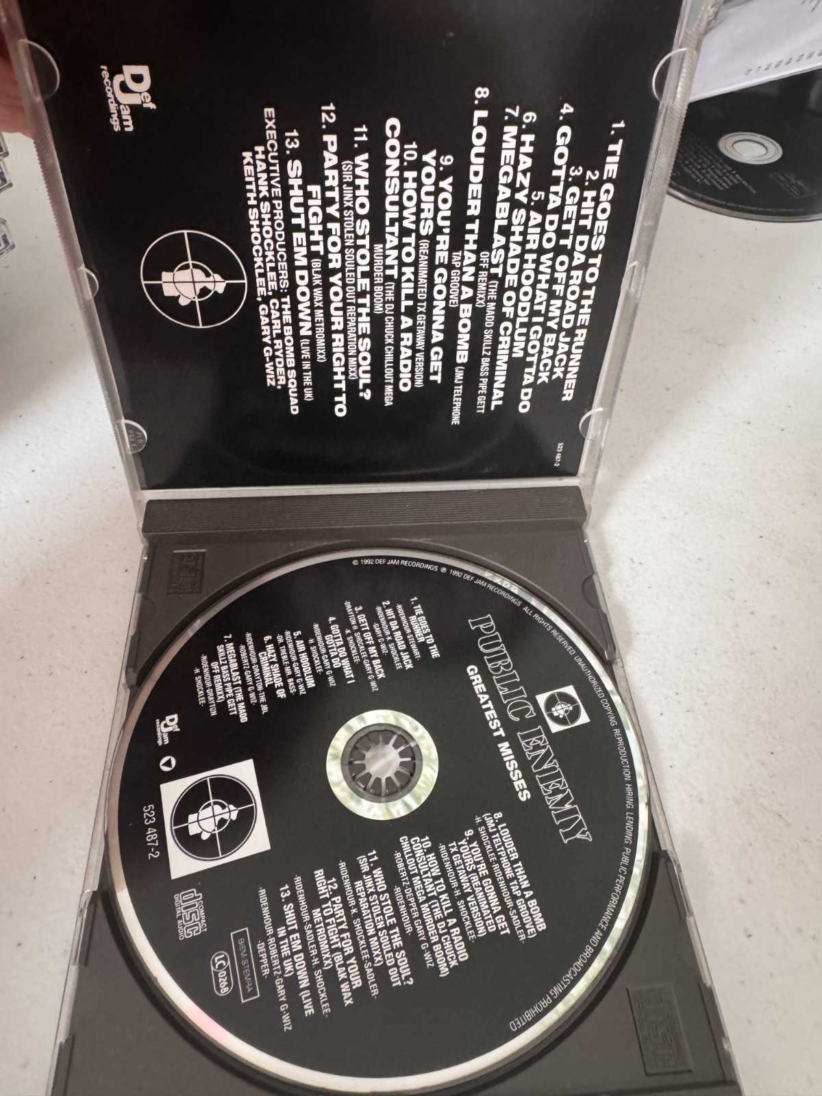 PUBLIC ENEMY - Greatest Misses 1992 CD VGC+