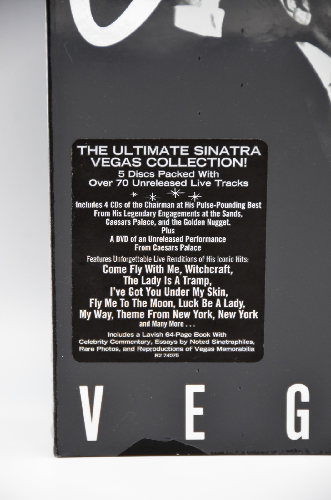 The Ultimate Sinatra Vegas Collection SEALED 5 Disc Box Set 4 CDs 1 DVD