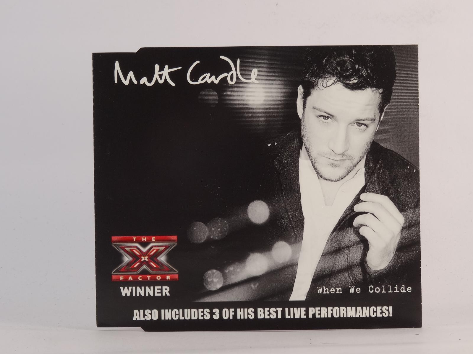 MATT CARDLE WHEN WE COLLIDE (J65) 4 Track CD Single including Picture Sleeve SON