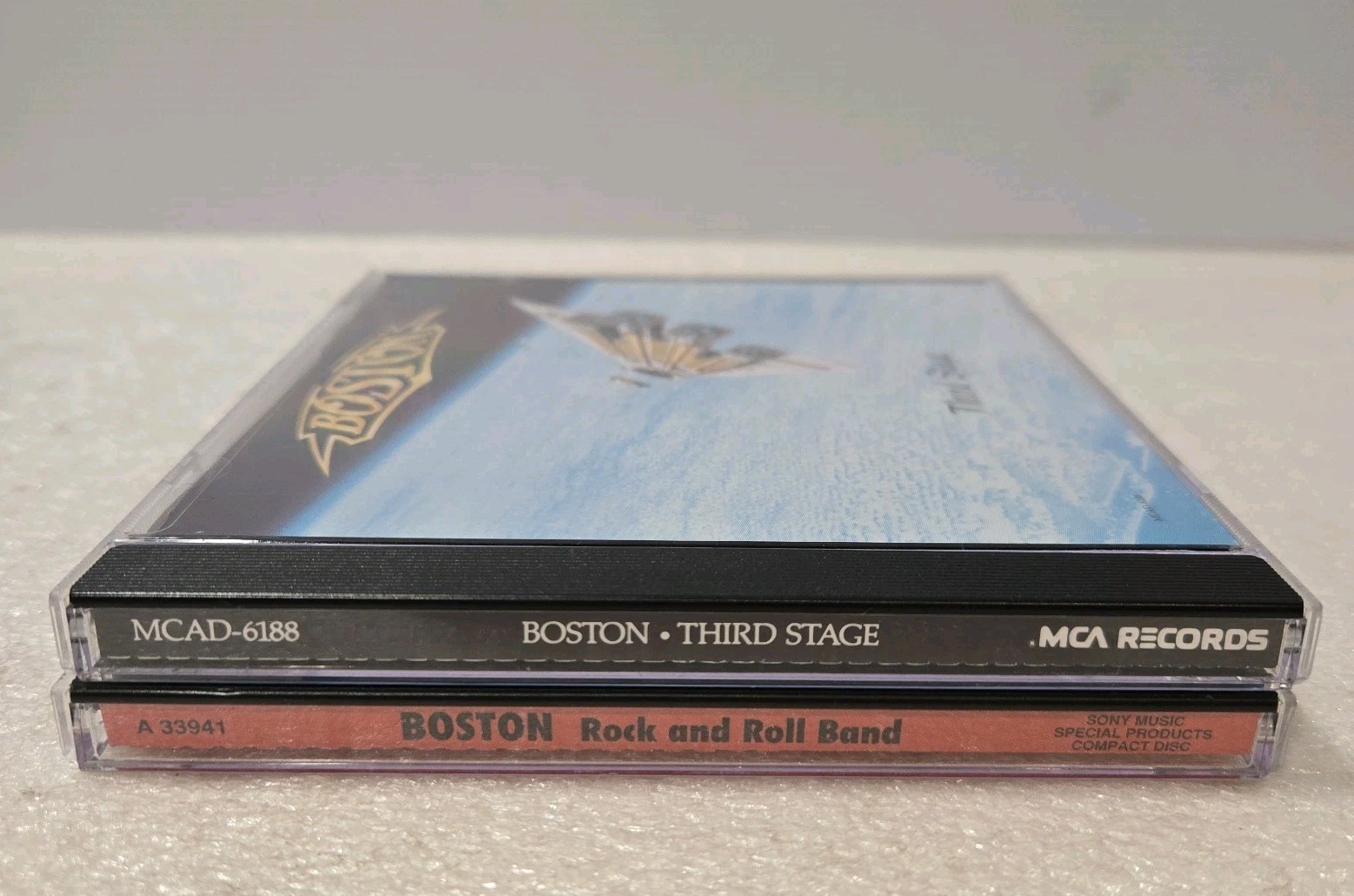 2 Boston CDs Rock and Roll Band & Third Stage - Both CD discs Excellent