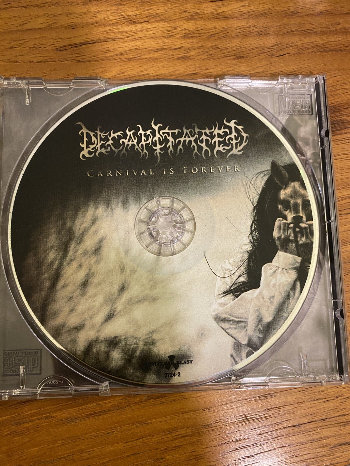 Decapitated – Carnival Is Forever Signed CD Very Rare Rasta Vogg Heinrich Krimh