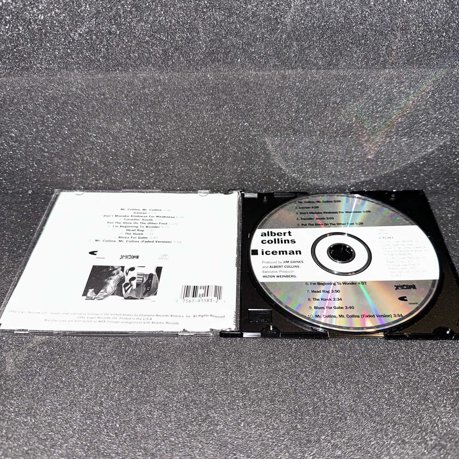 Albert Collins • Iceman (CD, 1991 Virgin Records)