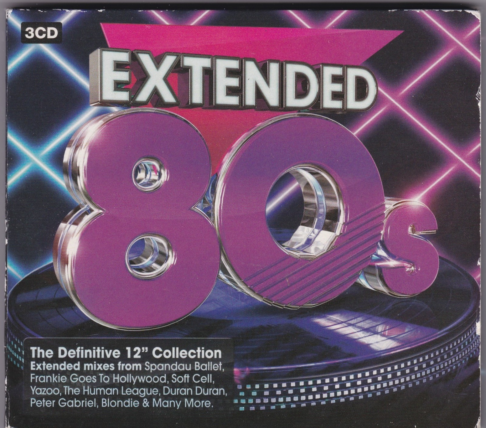 EXTENDED 80s THE DIFINITIVE 12" COLLECTION, 3-CDs JUST UNDER 4 HOURS OF AWESOME!